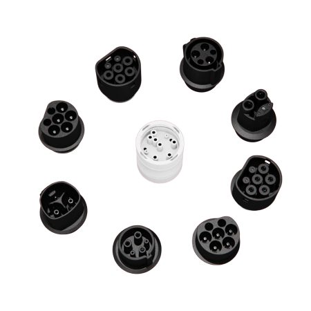 J1772 to Nacs/Tesla & Nacs/Tesla to J1772 & Type1 to Type2 & 1 kit = 12 adapters all in one adapter for Electric Vehicle（EV）